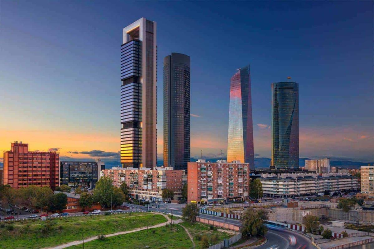 Best places to live in Spain - Madrid Financial District