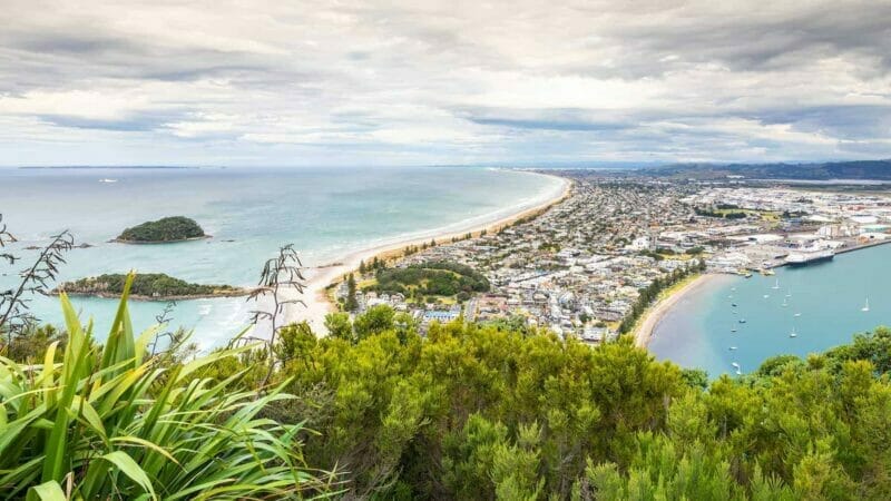 Bay Of Plenty, view from Mount Maunganui