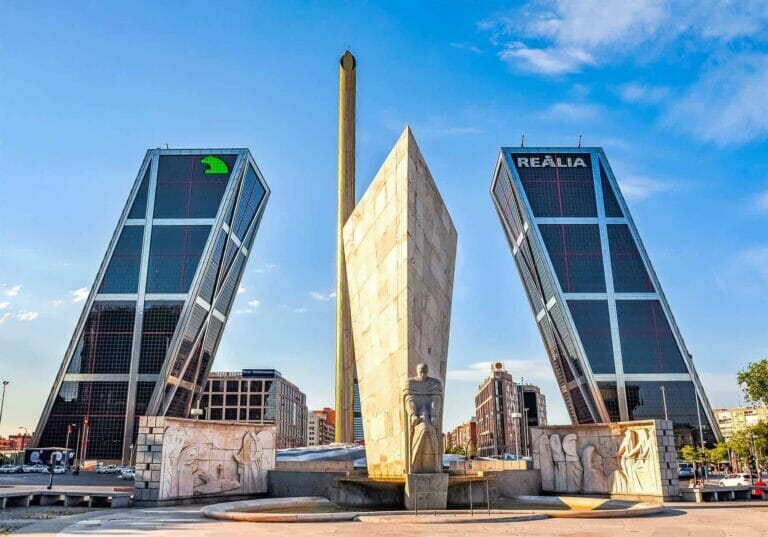 Gate of Europe - Madrid - Spain