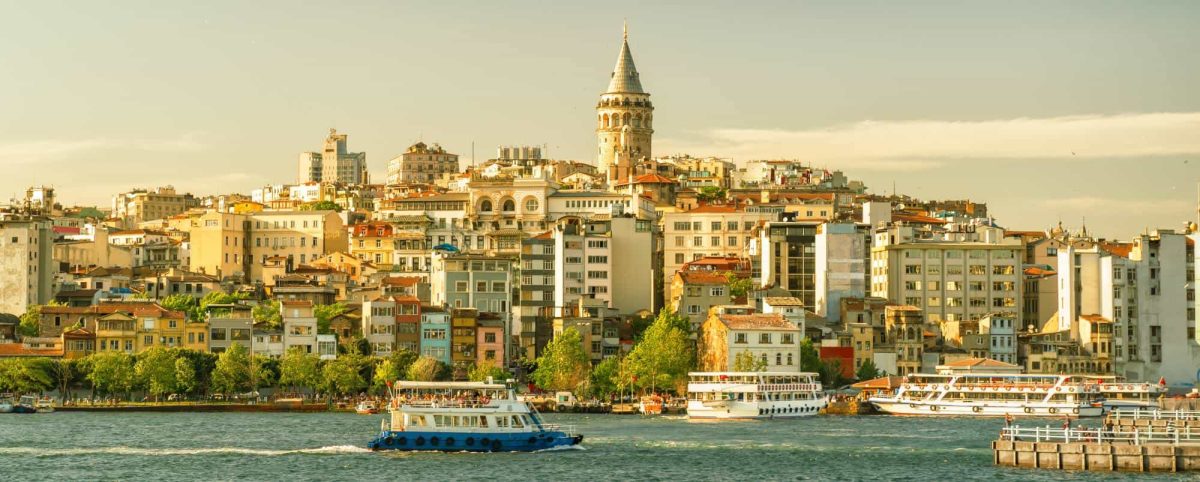 Beyoglu district in Istanbul. 