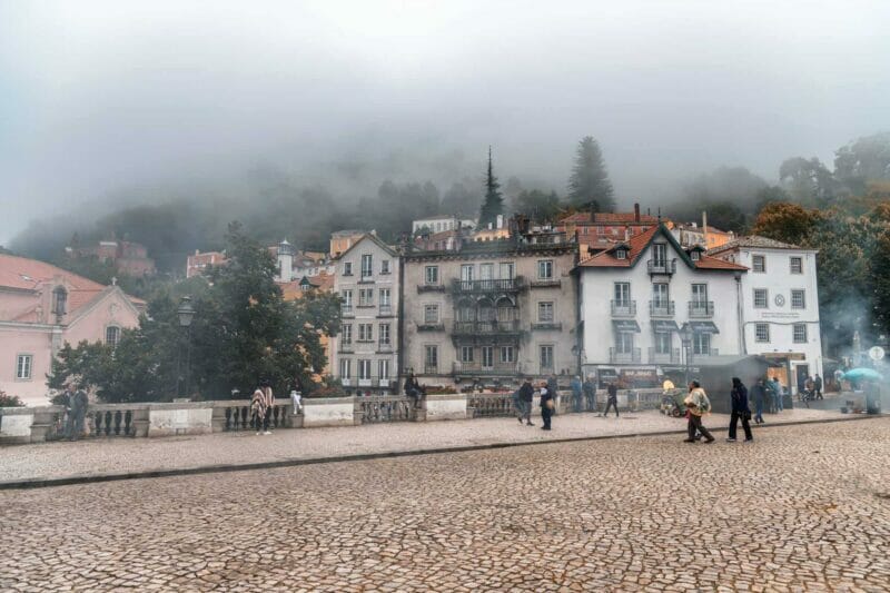Sintra in the mist.