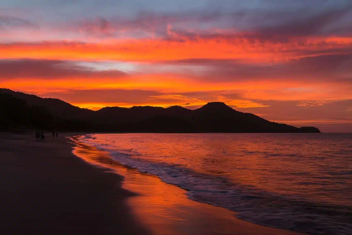 Another beautiful sunset on the coast of Guanacaste.