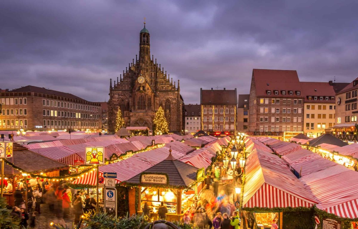 The Christkindl Christmas Market is in Nuremberg