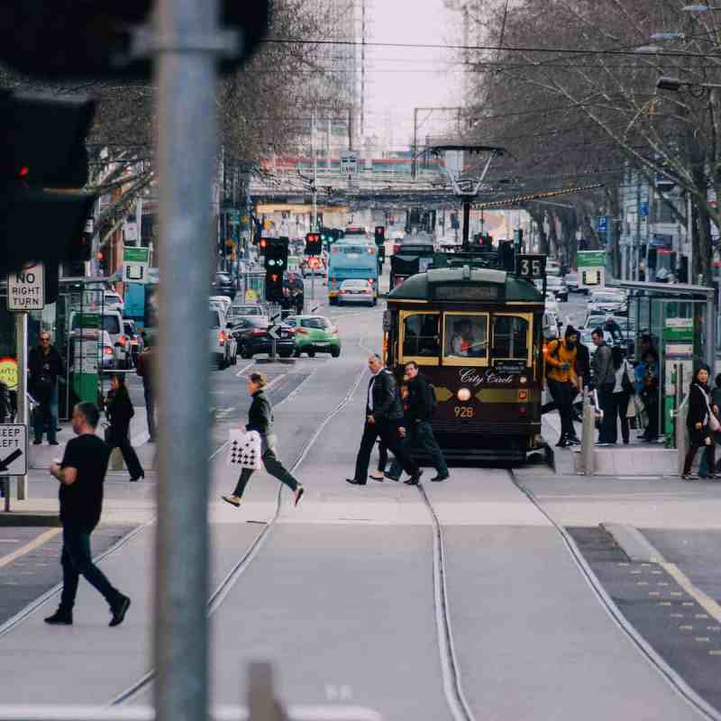 Melbourne City street view