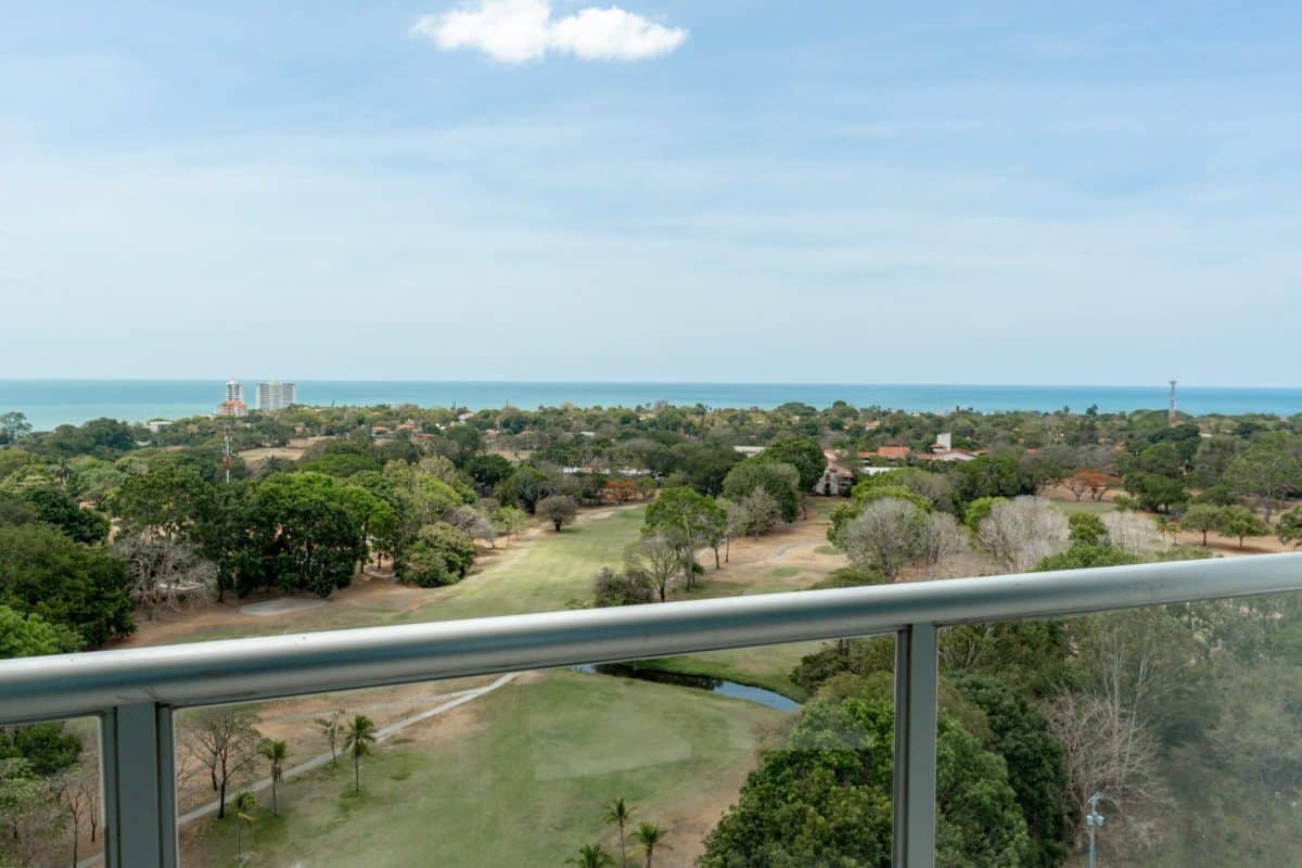 Golf course and ocean views