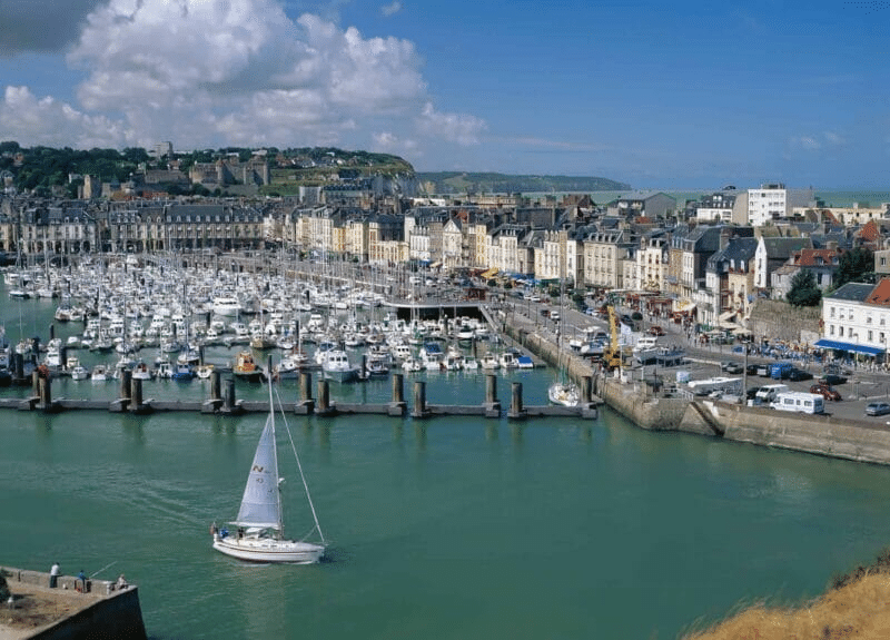 Dieppe, the oldest seaside resort in France.